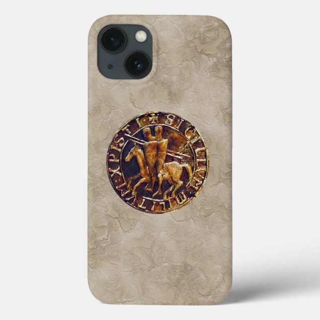 Medieval Seal of the Knights Templar Case-Mate iPhone Case (Back)