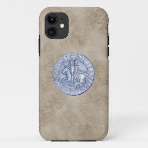 Medieval Seal of the Knights Templar iPhone 11 Case