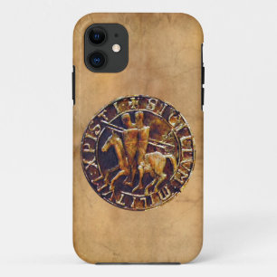 Medieval Seal of the Knights Templar iPhone 11 Case