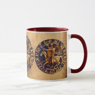 Medieval Seal of the Knights Templar Mug