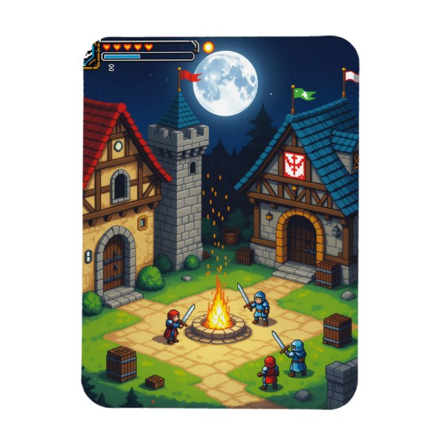 Medieval Set Magnet (Vertical)