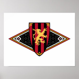 Medieval Shield Poster