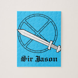Medieval Shield w/ Sword Jigsaw Puzzle