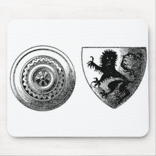 Medieval Shields Mouse Pad