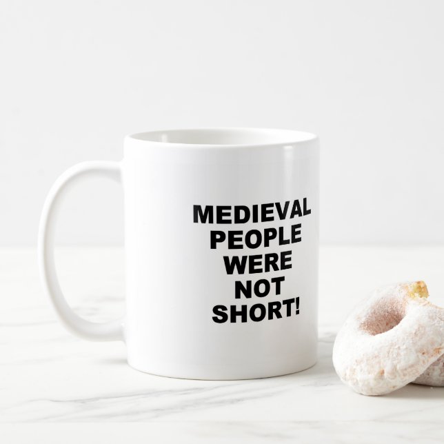 Medieval Short People Mug (With Donut)