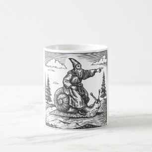 Medieval Snail Rider   Retro 90s Renaissance Y2K  Coffee Mug