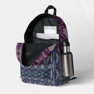 medieval stone lavender tint 001 printed backpack