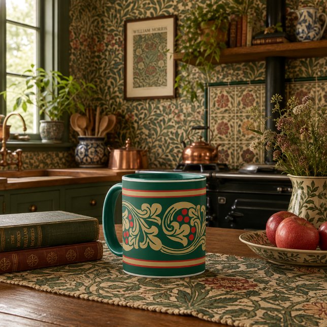 Medieval Style Grapevine Frieze Pattern Mug (Creator Uploaded)