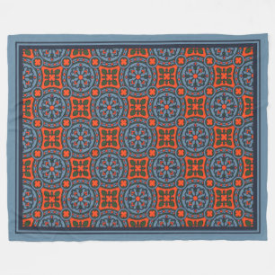 Medieval-style Pattern Fleece Blanket