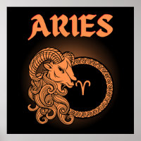Medieval Style Zodiac Aries