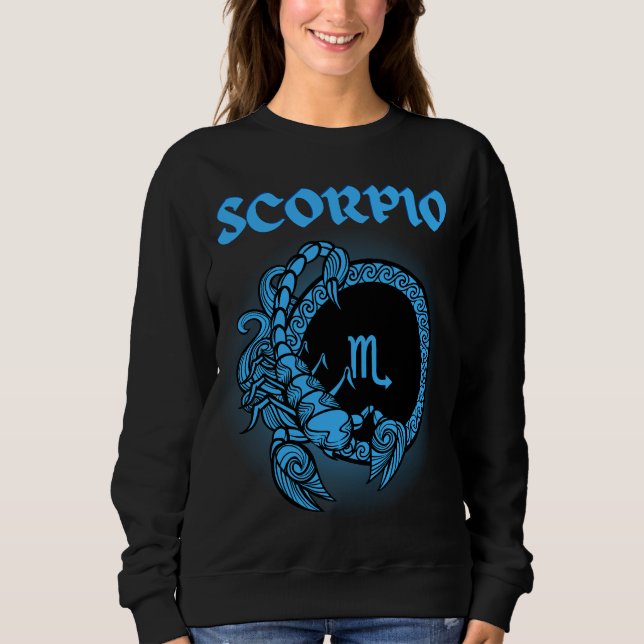 Medieval Style Zodiac Scorpio Sweatshirt (Front)