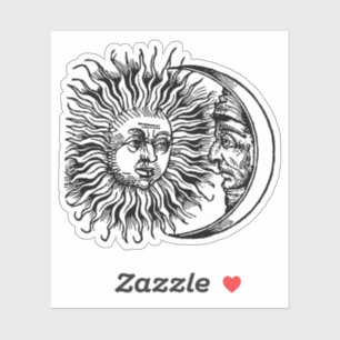 Medieval sun and moon