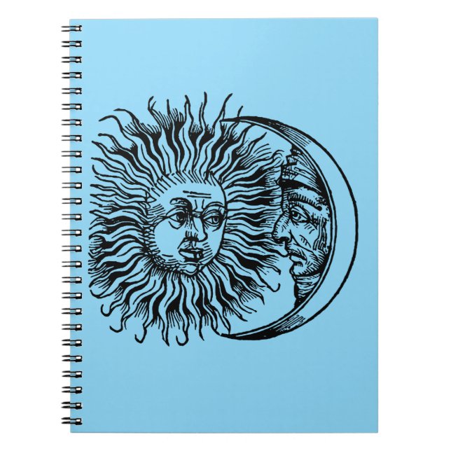 Medieval sun and moon notebook (Front)