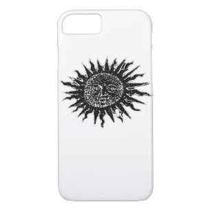 Medieval Sun Engraving - Whimsigoth Aesthetic - Wh Case-Mate iPhone Case