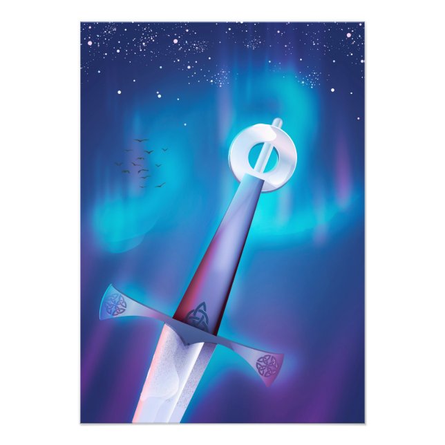 Medieval Sword Photo Print (Front)