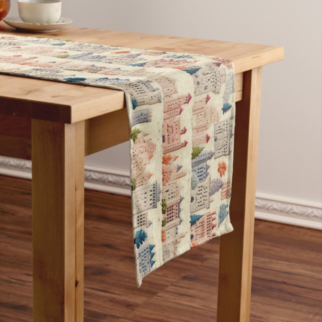 Medieval Table Runner City (In Situ)