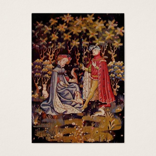Medieval tapestry lovers (Front)
