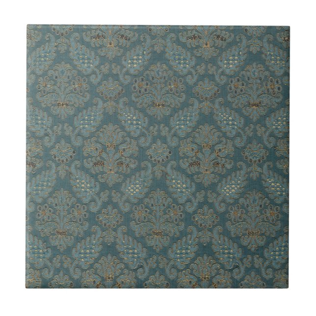 medieval textile pattern texture tapestry backgrou tile (Front)