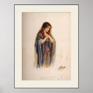 Medieval "The Beggar Maid" Print