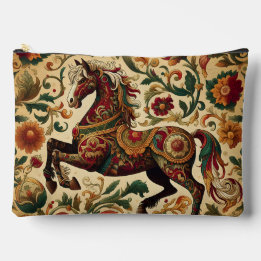 Medieval The Enchanted Steed in Bloom Accessory Pouch