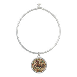 Medieval The Enchanted Steed in Bloom Bangle Bracelet