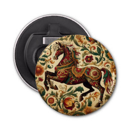 Medieval The Enchanted Steed in Bloom Bottle Opener