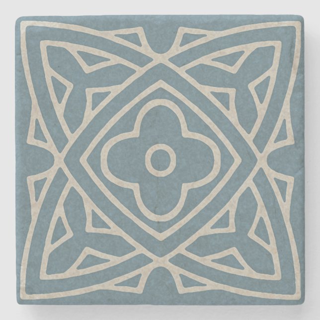 Medieval Tile Stone Coaster (Front)