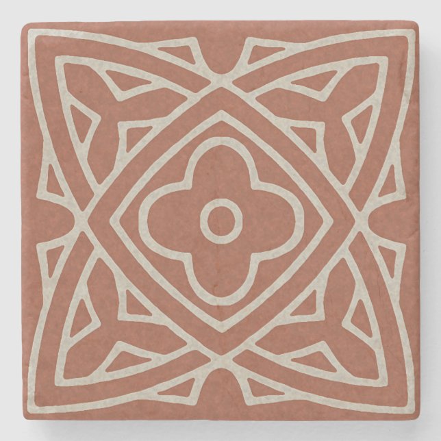 Medieval Tile Stone Coaster (Front)