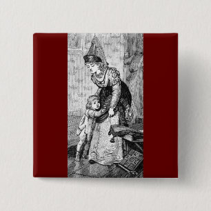 Medieval Times 2 Inch Square Button