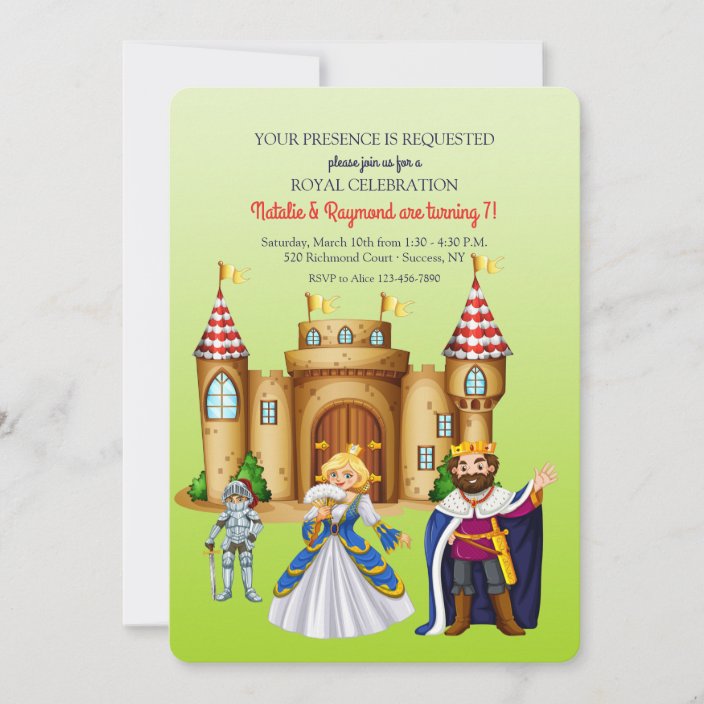 Medieval Times Birthday Party Invitation | Zazzle.ca