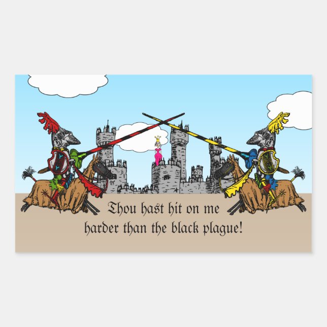 Medieval Times - Love Declaration Sticker (Front)