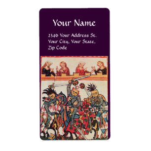 MEDIEVAL TOURNAMENT, FIGHTING KNIGHTS AND DAMSELS