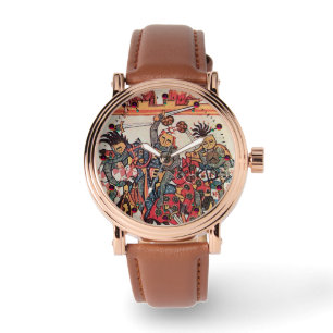 MEDIEVAL TOURNAMENT, FIGHTING KNIGHTS Miniature Watch