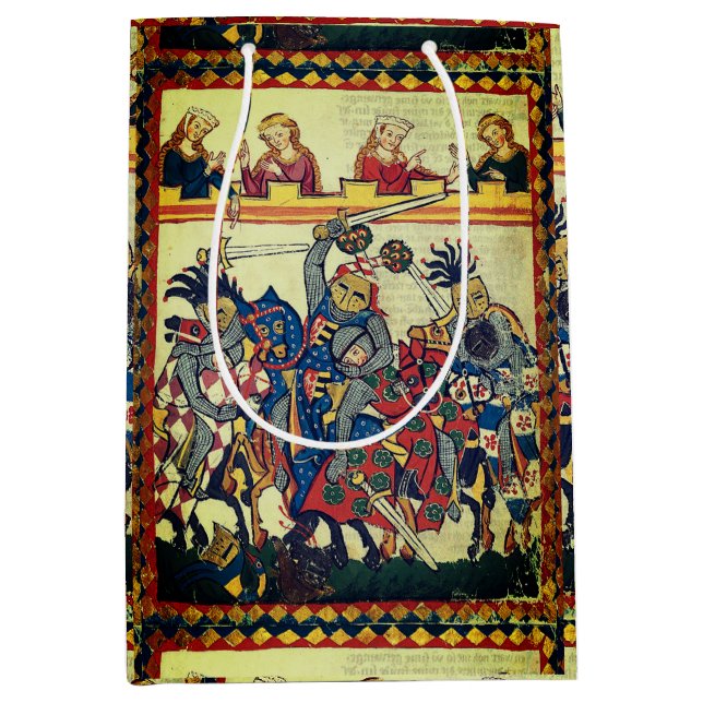 Medieval Tournament Medium Gift Bag (Front)