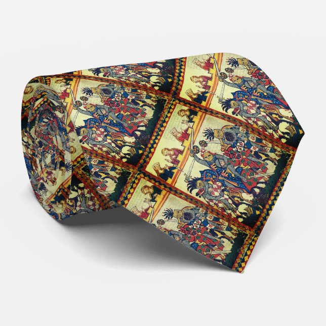 Medieval Tournament Tie (Rolled)