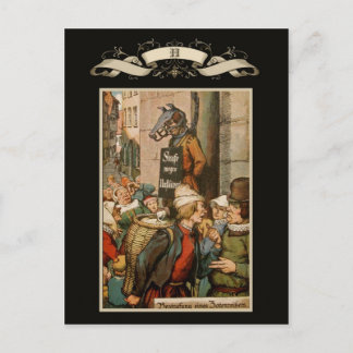 Medieval Town Postcard