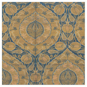 Medieval Tulip Palmette Pattern Fabric