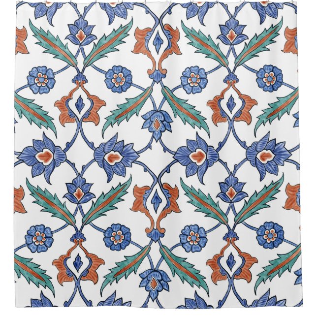 Medieval Turkish Tiles: Floral Ornament. (Front)