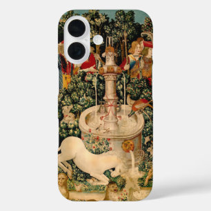 Medieval Unicorn Tapestries Print: Met Cloisters iPhone 16 Case