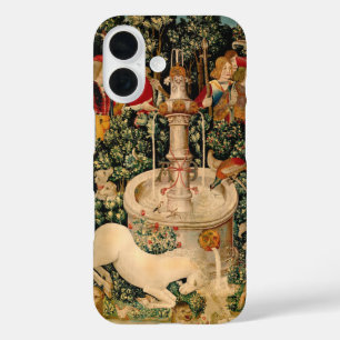 Medieval Unicorn Tapestries Print: Met Cloisters iPhone 16 Case