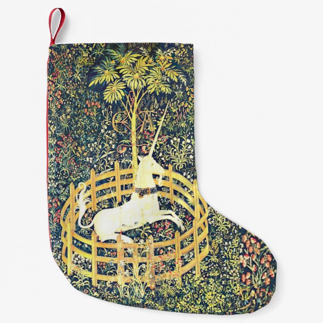 Medieval Unicorn Tapestry - Stocking (Front)