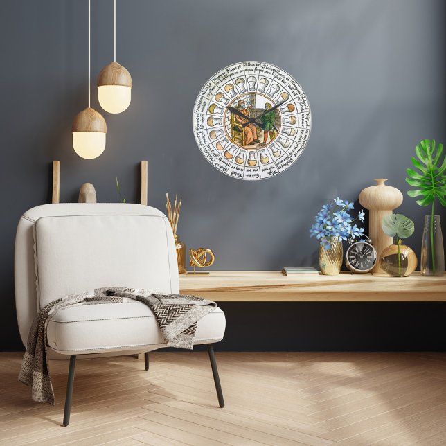 Medieval Urine Testing Wall Clock (Creator Uploaded)