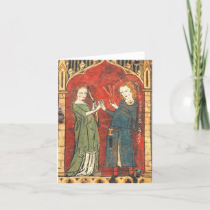 Medieval Valentine Holiday Card