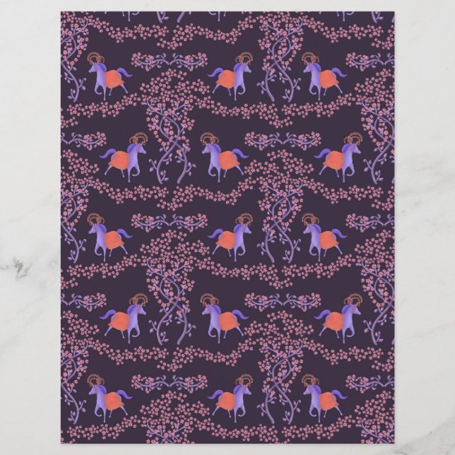 Medieval Vibes Horses Roses (Front)