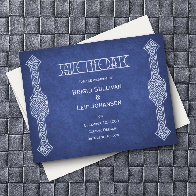 Medieval Viking Fantasy Leather Wedding Save The D Date (Creator Uploaded)