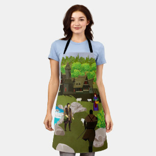 Medieval Village Apron