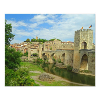 Medieval Village Besalú Spain Photo Print