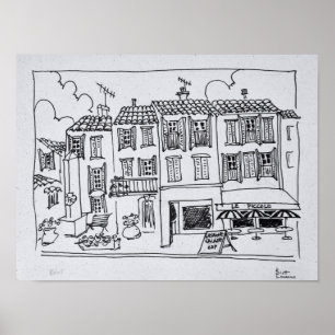 Medieval Village of Biot, France Poster