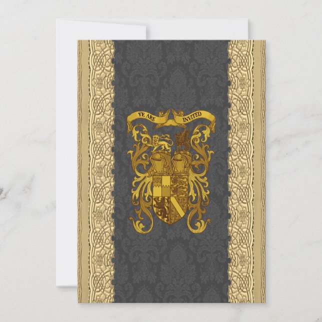 Medieval Wallpaper Save The Date (Front)