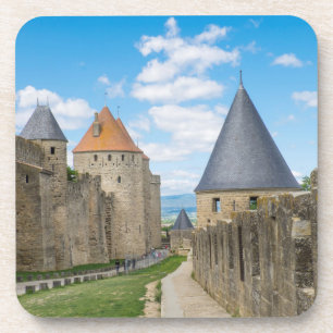 Medieval Walls of Carcassonne Coaster
